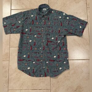 Men’s Vintage Bugle Boy Co button down shirt